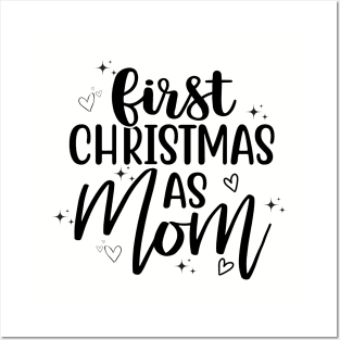 First christmas as mom Posters and Art